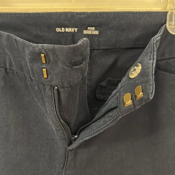 Old Navy Pixie Ankle Pant Size 10 Navy Blue - Picture 2 of 4